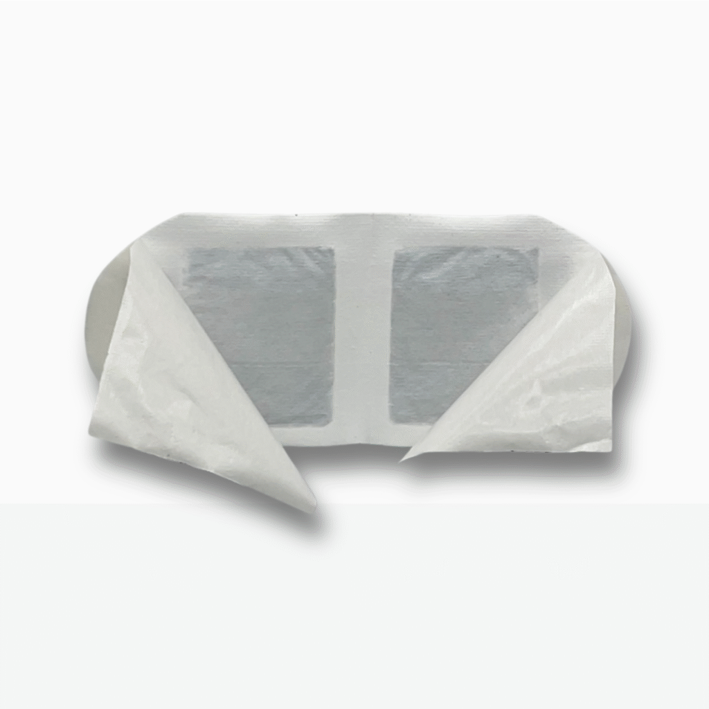 heat relief shoulder back white 1